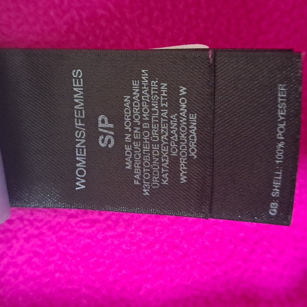The North Face Hot Pink Fleece Quarter Zip Pullover Jacket Tall Activewear Cozy - Picture 5 of 10